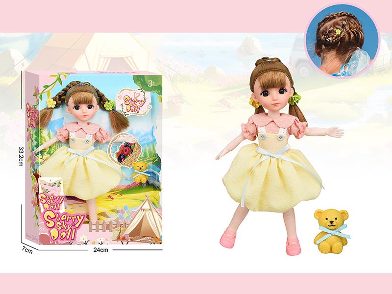 12 Inch 11-Joints Modern Sweet Doll