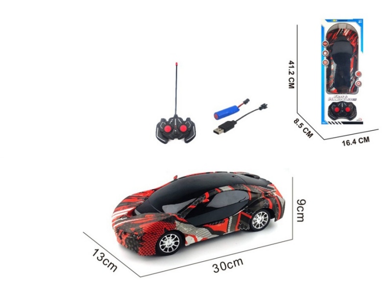 4-Channel  Remote Control Car Graffiti Bmw