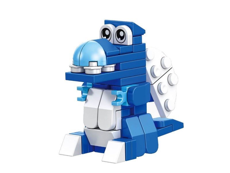 Stegosaurus 61 Pieces Educational Building Blocks