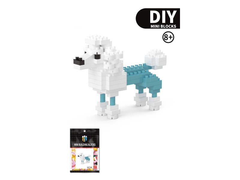 126 PCS Of Lady Dog Building Blocks