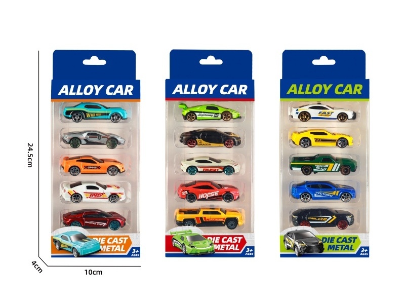 1:64 Sliding Alloy Bike (3 Models Mixed)