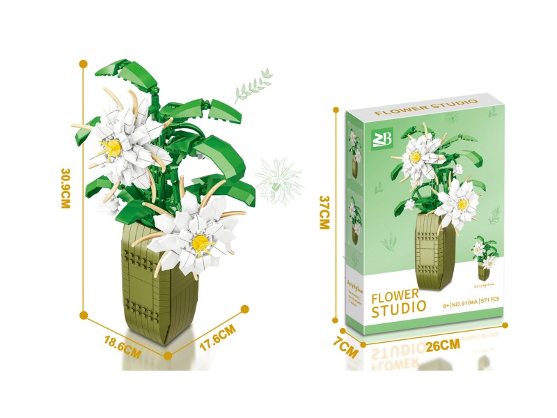 Building Blocks: Night Blooming Cereus 571 Pieces