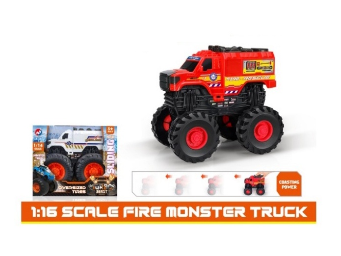 1:16 Fire Wheel Fire Inertia Vehicle