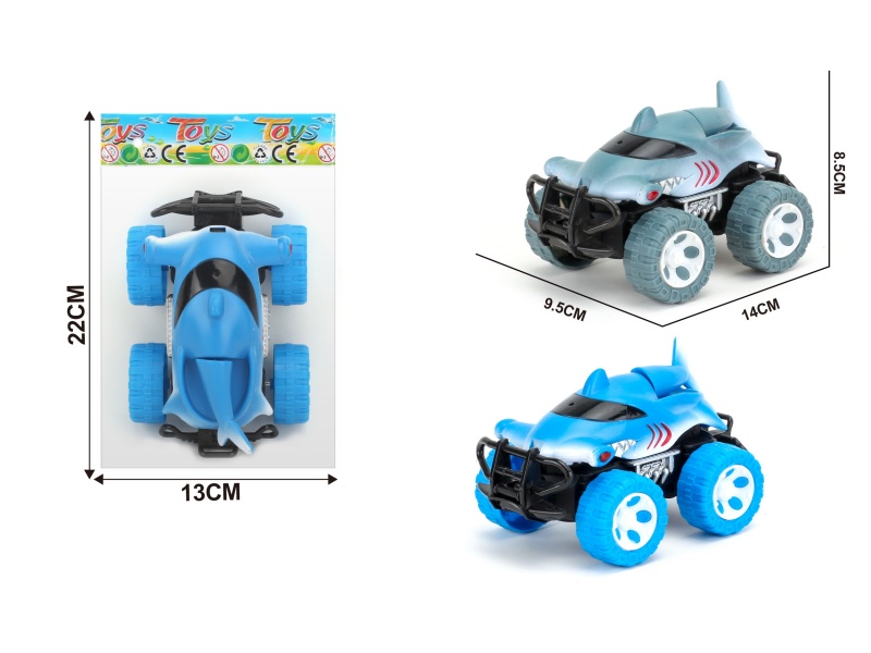 1:43 Mini Off-Road Shark Graffiti Car