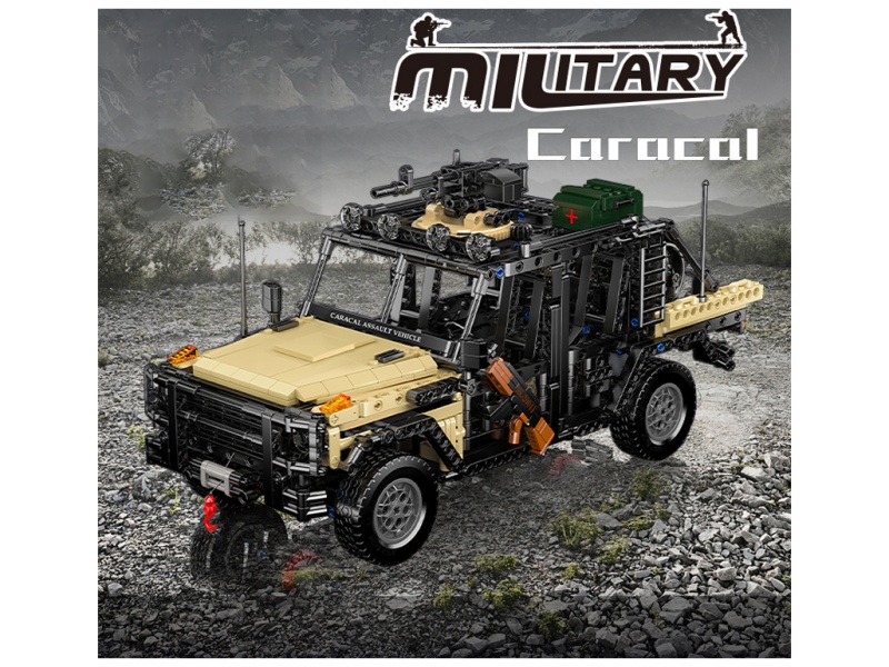 Building Blocks: 190 PCS Of Heavy-Duty Off-Road Vehicle