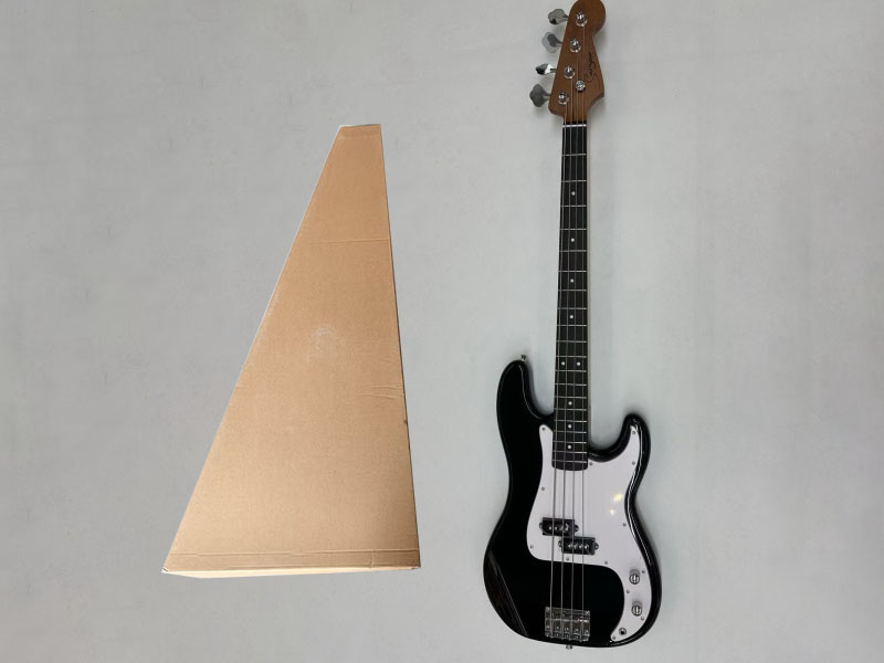 Glossy Surface Poplar Wood Electric Bass