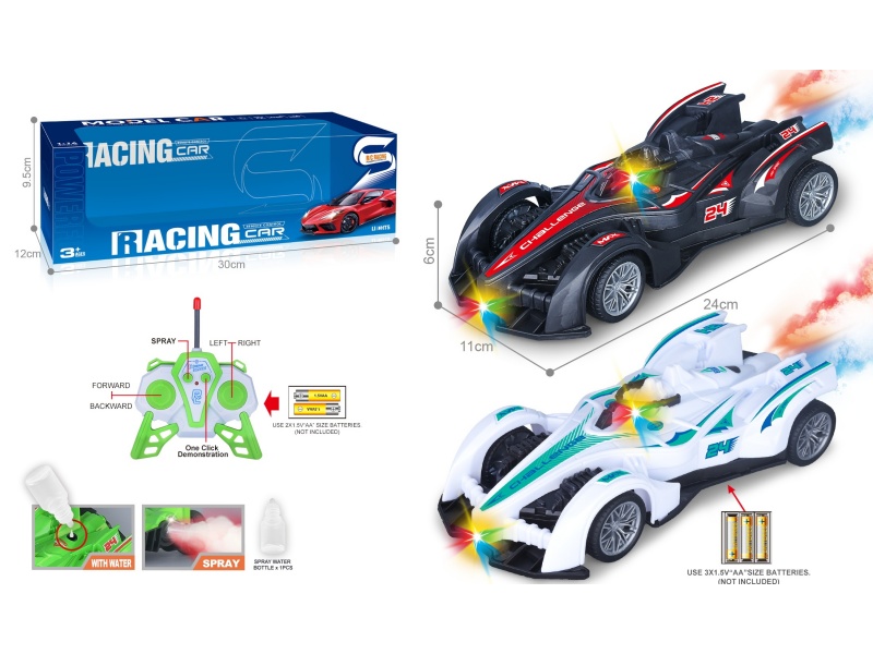 27Mhz 1:16 Six-Channel With Spray Light, One-Click Demonstration Of F1 Equation Remote-Controlled Racing Car (Without Power Included)