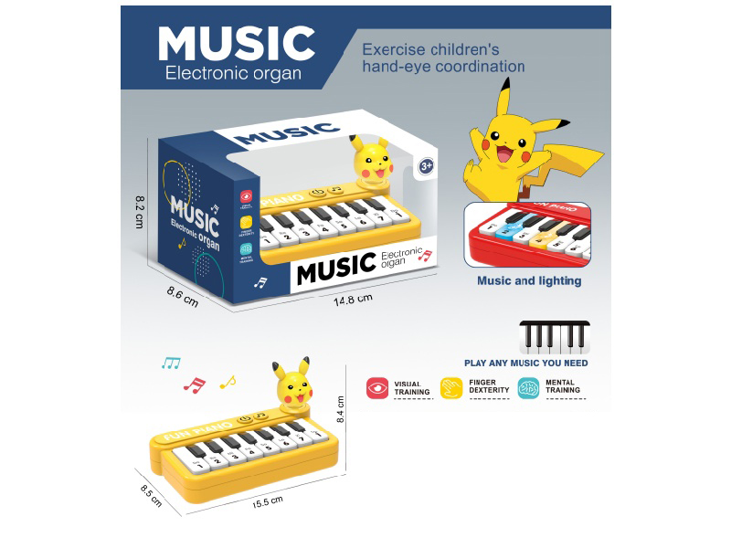 Pikachu Multi-Functional Educational Electronic Organ