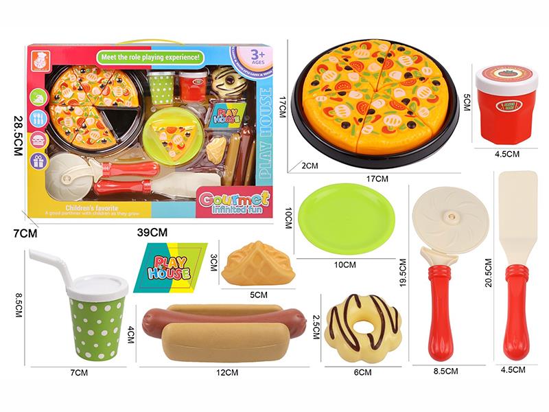 Hamburgers Pizza Set