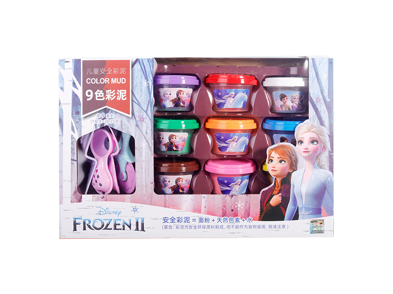 Frozen 9 Color Color Mud Set