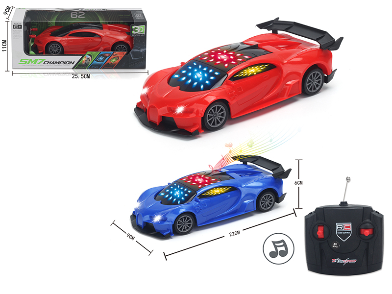5CH Bugatti Remote Control Car With 3D Light And Music