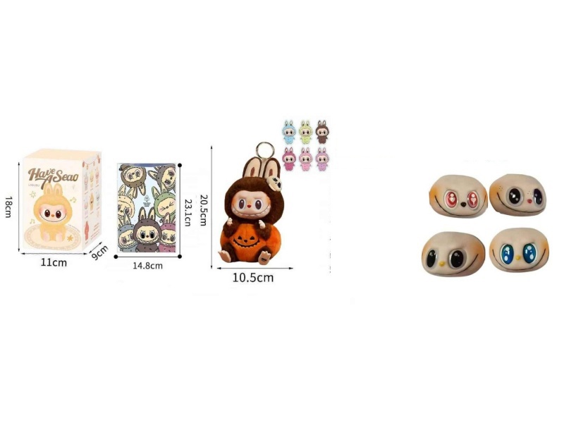 Rabbu Rubber Face Plush Doll