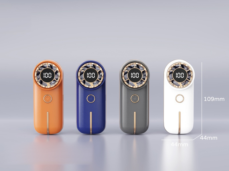High-Speed Portable Fan With Digital Display