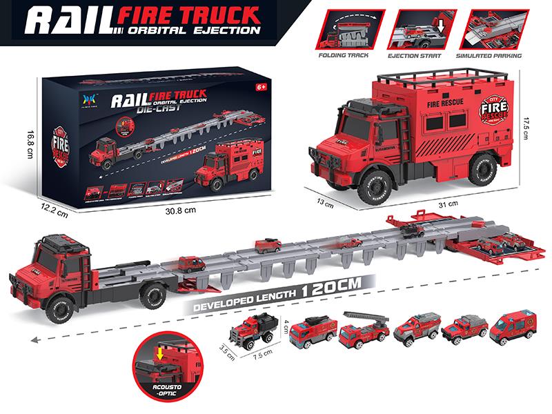 Friction Folding Track Ejection Fire Truck