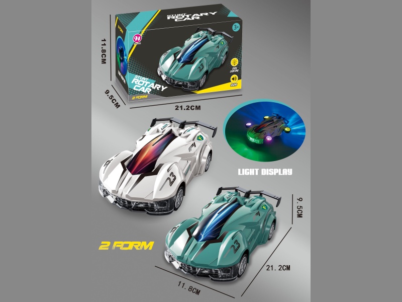 Electric Stunt Spinning Racing Car