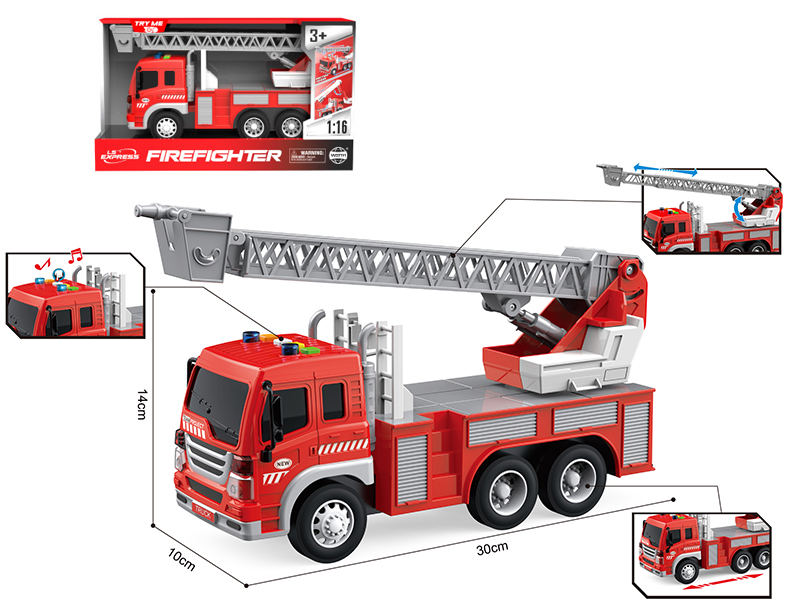 1:16 Friction Fire Engine(Four Keys,Light And Music)
