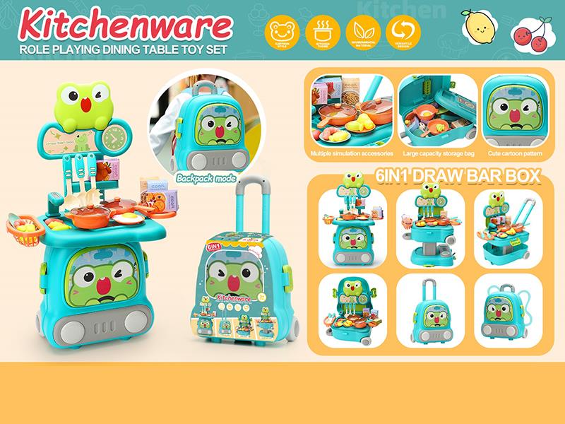 Frog Schoolbag Kitchen Set