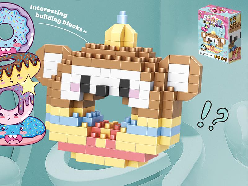 Donut Series Microparticle Building Blocks 197pcs