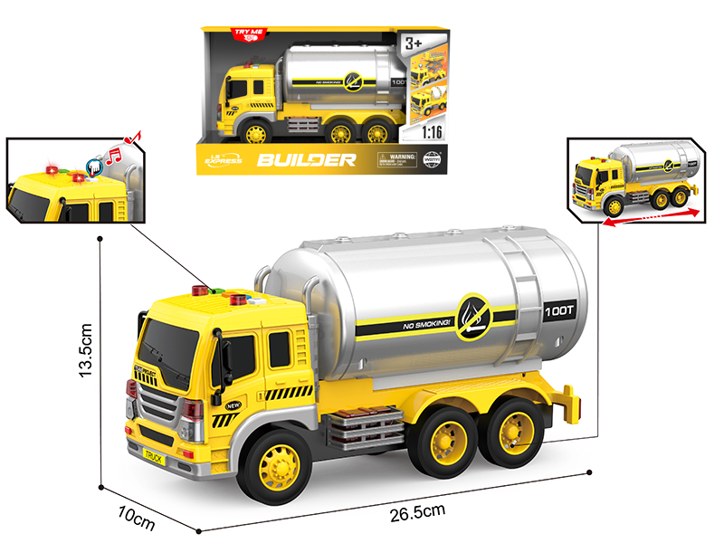 1:16 Friction Engineering Truck(Four Keys,Light And Music)