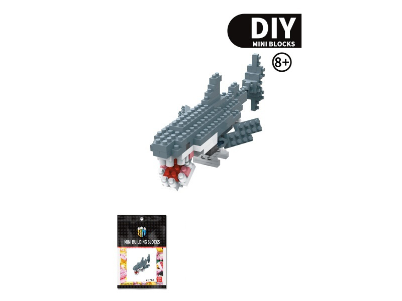 Whale Building Blocks Ocean Series 138 PCS