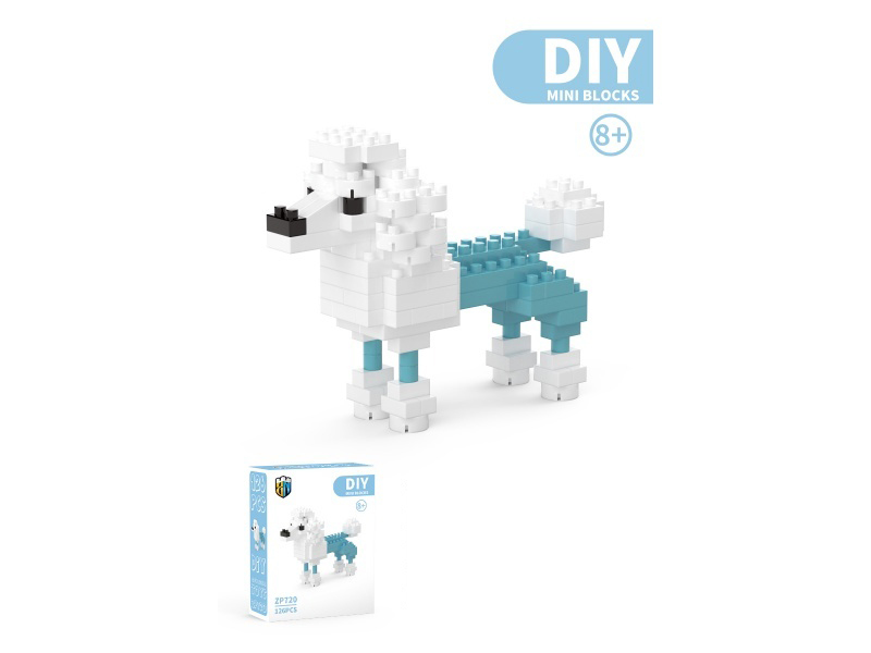 126 PCS Of Lady Dog Building Blocks