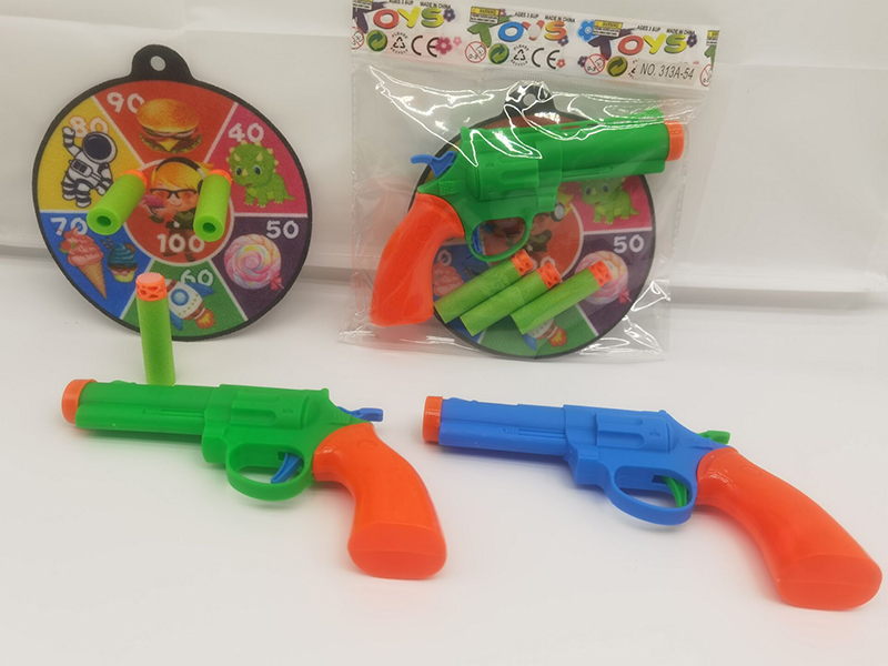 Soft Bullet Gun Velcro Dartboard Set