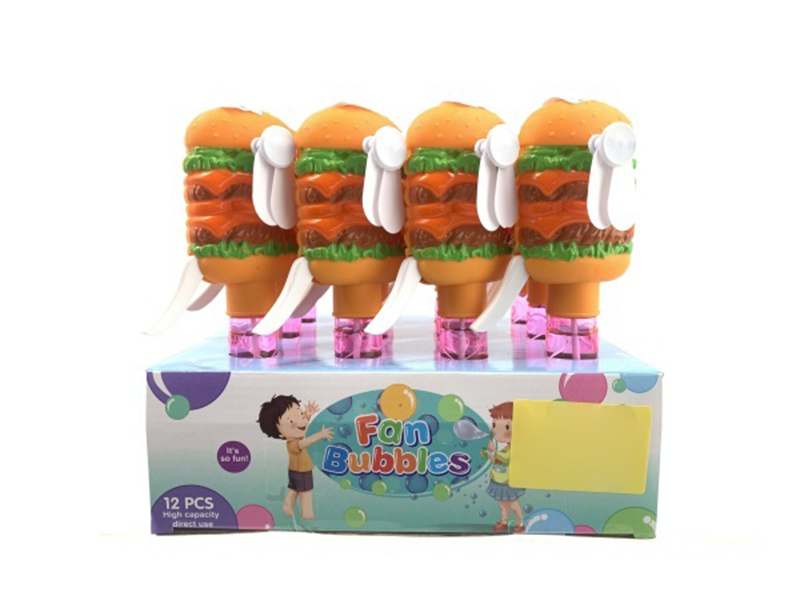 Hamburger Bubble Fan 12pcs