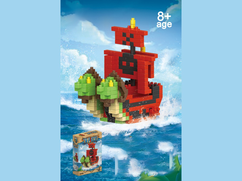 Pirate Ship Series Snake Maiden Nine Snakes Building Blocks 297 PCS