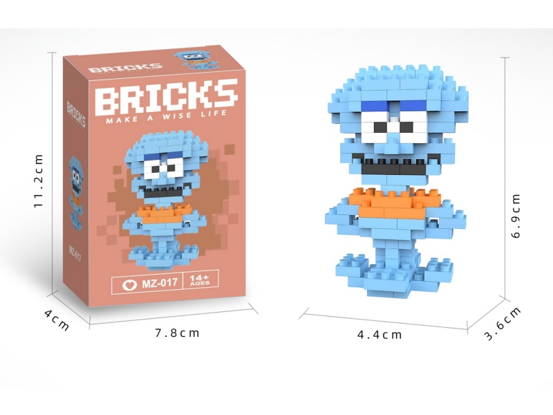 Building Blocks: 119 PCS Of Small Figurines