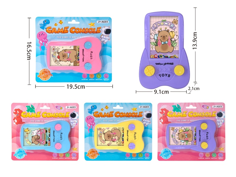Capybara Pattern Water Game Toy