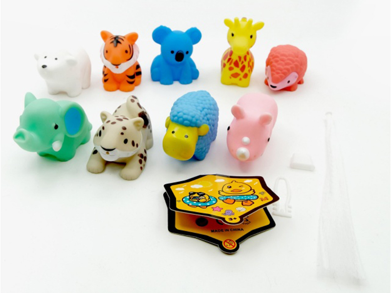 Vinyl Animals With Bb Whistles