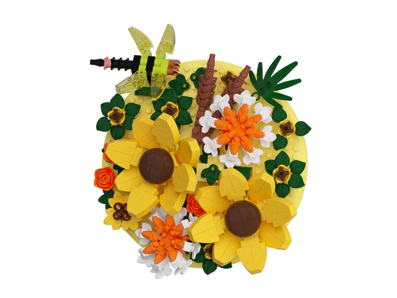Sunflower Disc - 378 Pieces