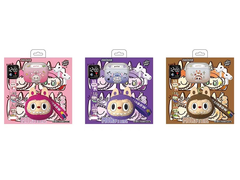 Labubu BlueTooth Earphone + Watch