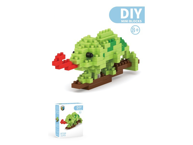 Chameleon Building Blocks Animal Series 111PCS