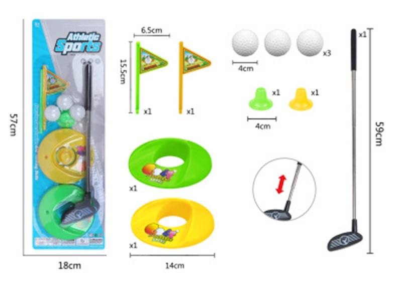 Golf Ball Set (Stainless Steel Telescopic Rod)