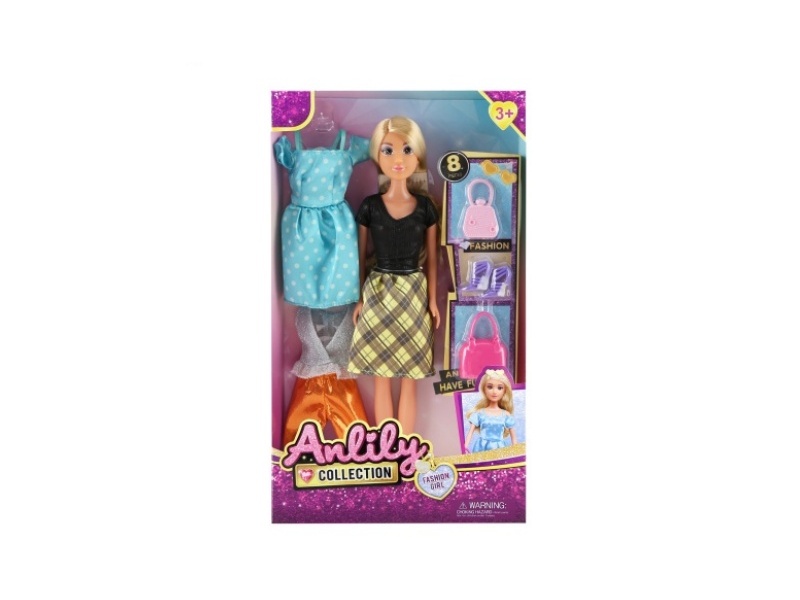 11.5-Inch Solid Doll (Brown Skin Color)