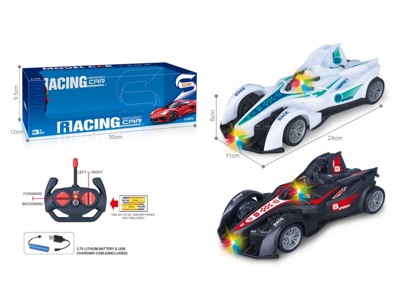 27Mhz 1:16 Four-Way F1 Formula Formula Remote Control Racing Car With Headlights (Including Electricity)