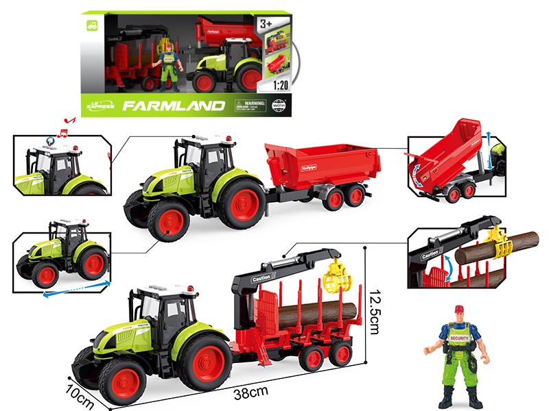 1:16 Friction Farm Tractor(Sound & Lights)