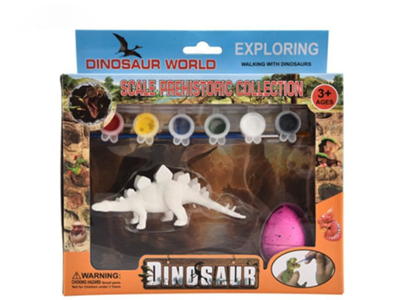 DIY Coloured Drawing Dinosaur Toys
