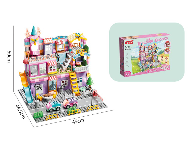 Fit Girl Castle Building Blocks 400pcs