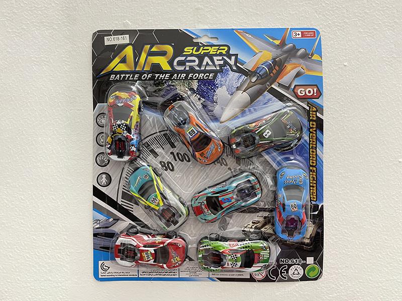 Pull Back Alloy Racing Cars 8pcs