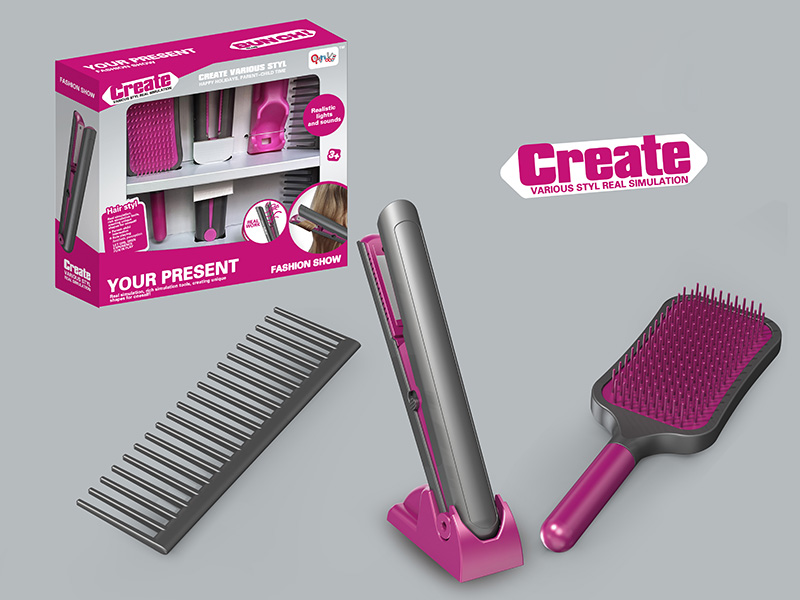 Simulated Hair Straightener Hair Dressing Set(4PCS)