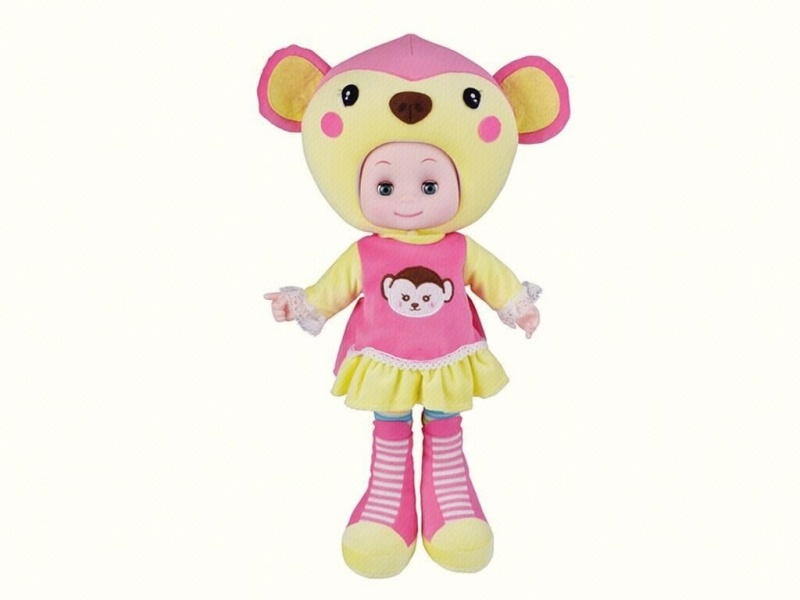 20-Inch Musical Monkey Doll