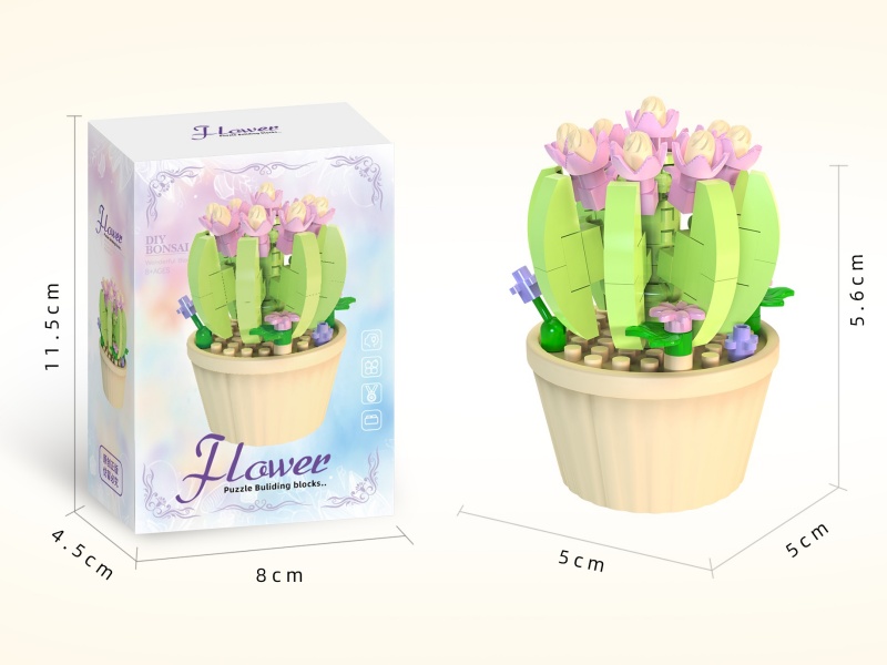 Building Blocks: 100 PCS Of Crimson Jade