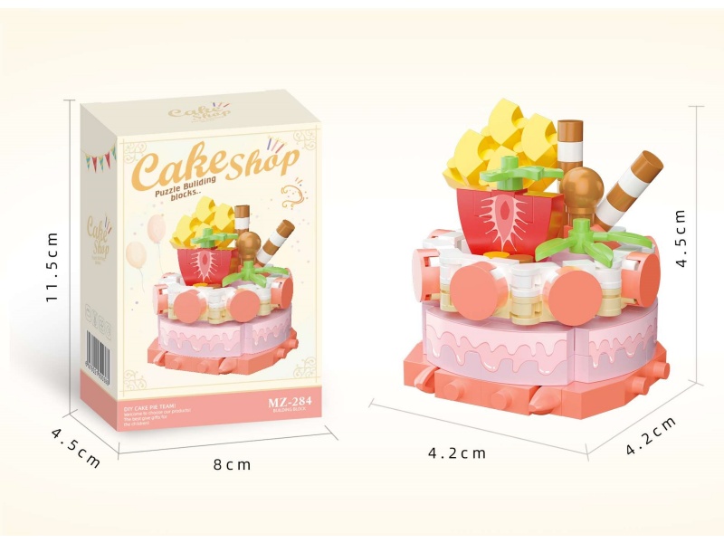 Building Blocks: Cake - Raspberry Basque 170 PCS