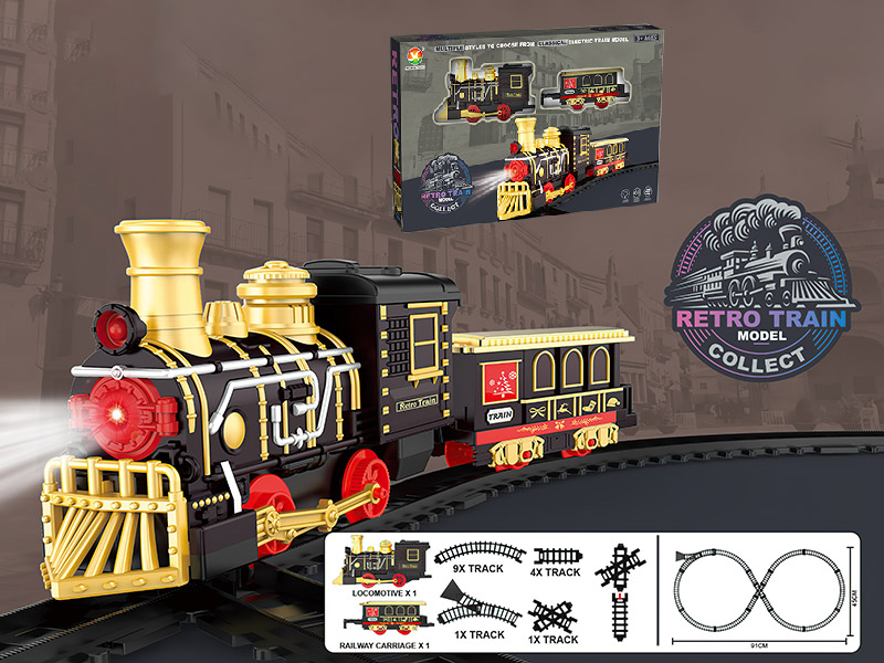 Retro B/O Rail Train