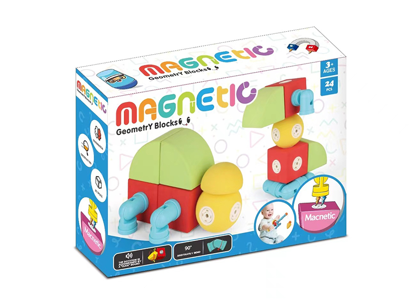 24PCS EVA Magnetic Building Blocks