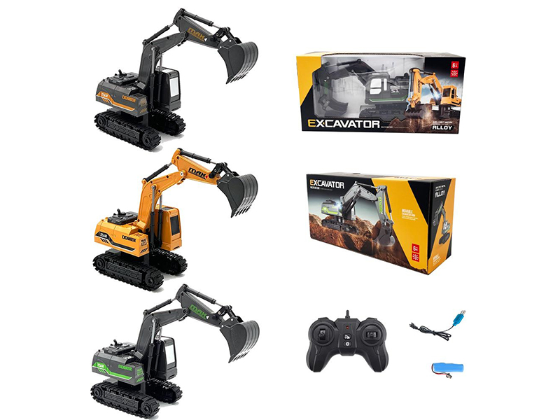 1:24 6CH Remote Control Alloy Excavator
