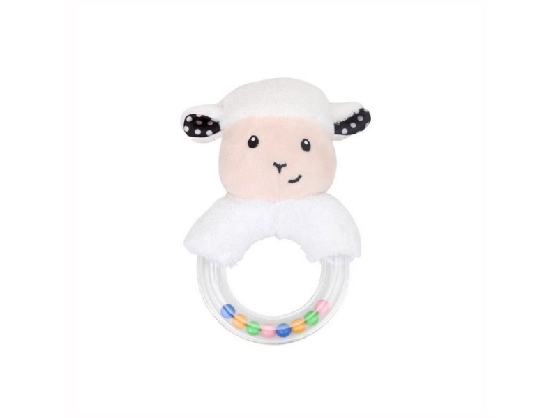 Baby Comfort Little Sheep Plush Hand-Cranked Ring