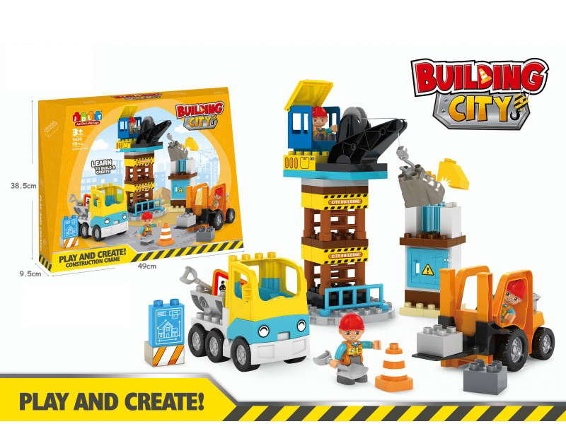 Engineering Crane Set Building Blocks 66PCS